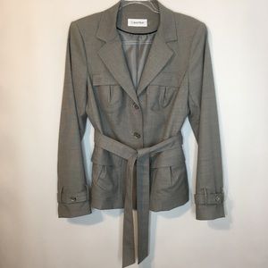 Calvin Klein Belted Blazer Jacket
